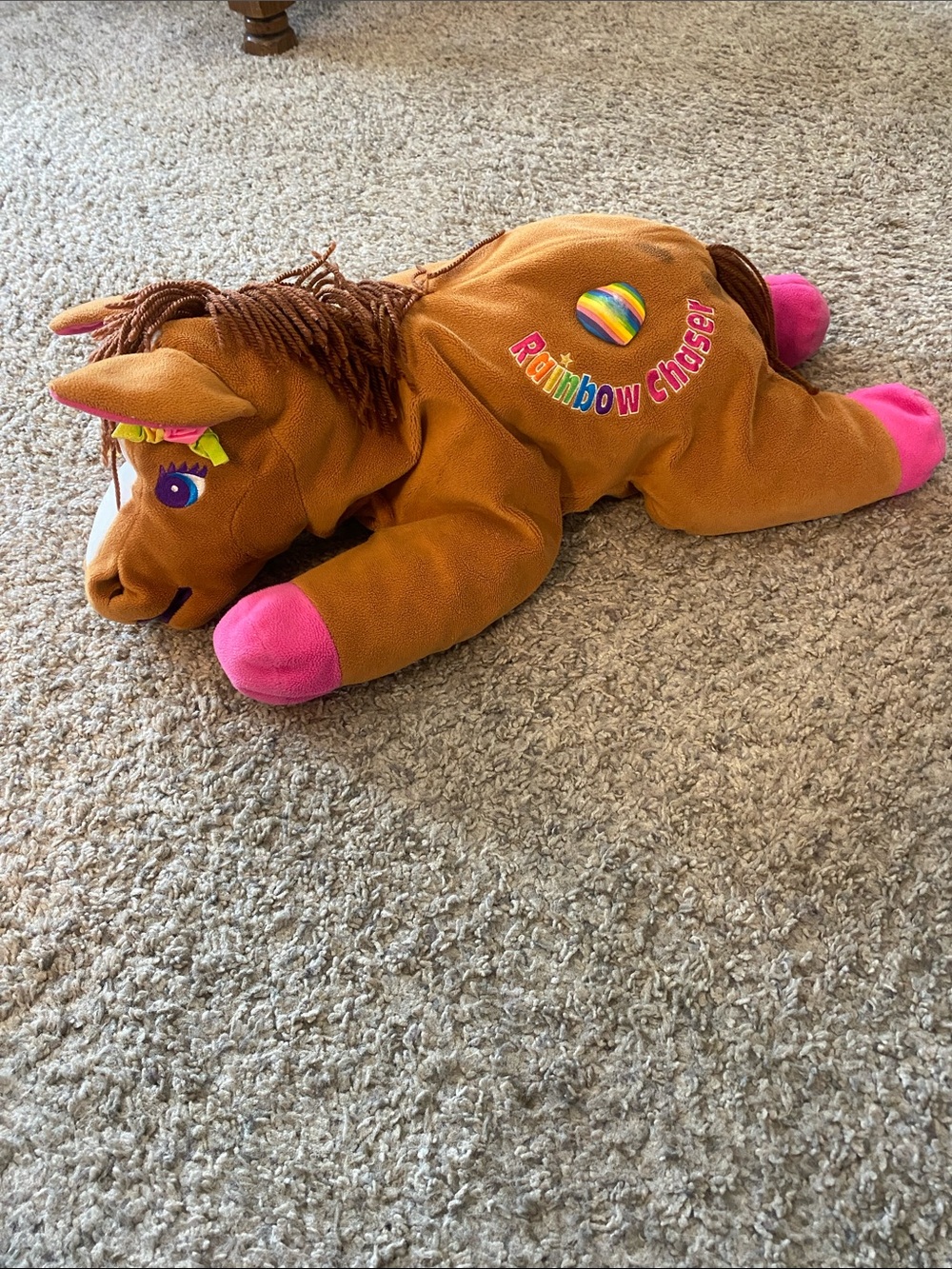 1998 Lisa Frank 23” Rainbow Chaser, Plush horse
No tags.  Preowned